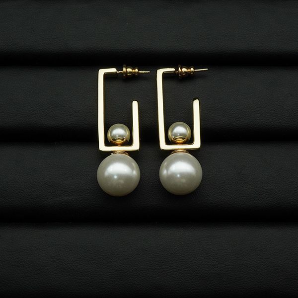 

earrings cuff stud dijia cd pearl star five pointed ear clip, Golden