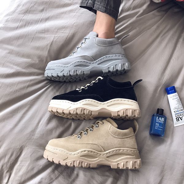 

2021 autumn trend low for students versatile korean dad men's sho, Black