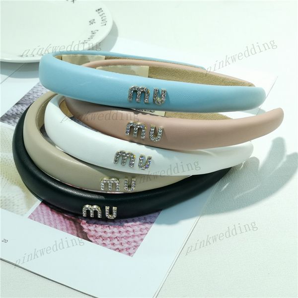 

metal letter headdress solid color headband simple thin edge sponge head hoop indoor outdoor versatile hair band, Silver