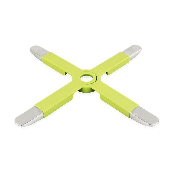 

mats & pads collapsible silicone trivet mat heat resistant cross placemat pot drying