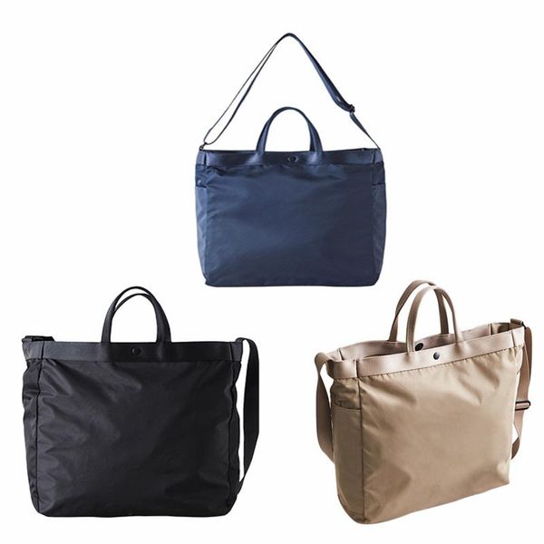 

evening bags nylon handbag solid color multi-function large capacity office casual shoulder messenger bag