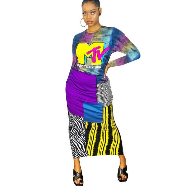

casual dresses autumn and winter fashion funny letter print patchwork long dress robe femme vestidos, Black;gray