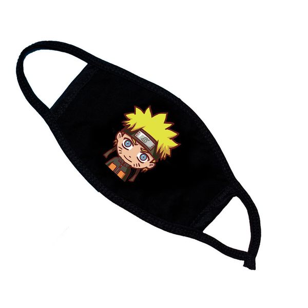 

masks anime naruto double layer black cotton warm, breathable and dustproof