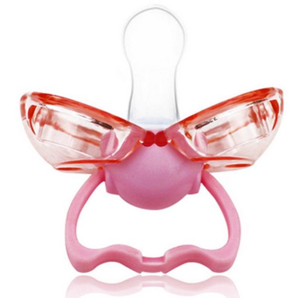

pacifiers# portable baby pacifier silicone automatic closing dust-proof and drop-proof thumb