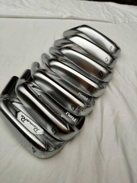 

irons set golf forged clubs 4-9p r/s flex steel/graphite shaft with head cover complete of