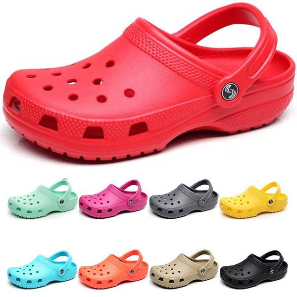 

379 ale fashion sandals slip on casual beach waterproof shoes men classic nursing clogs hospital women slippers work medical, Black