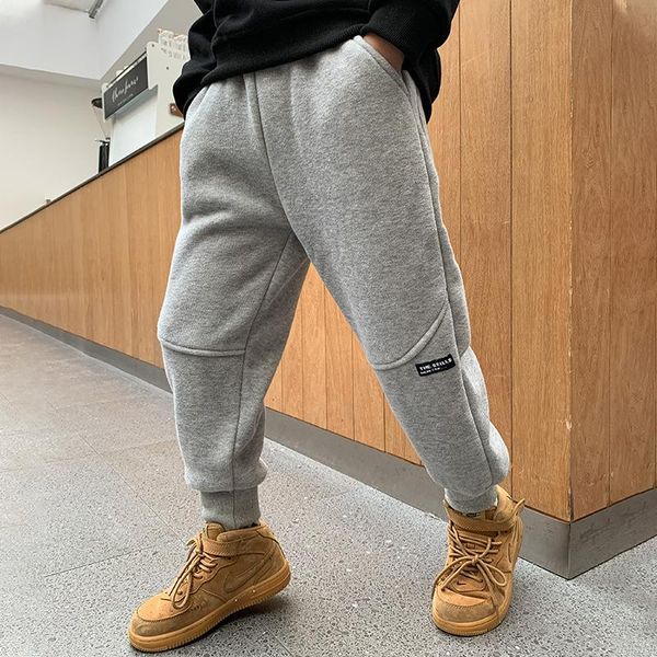 

trousers boys autumn solid color sweatpants kids casual sport teenager elastic waist pants children spring slacks 10 11 12 13 14, Blue