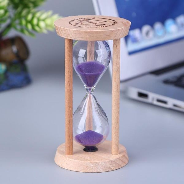 

other clocks & accessories wooden hourglass sand clock 3 minutes sandglass kids toothbrush timer time counter children gift home decoration