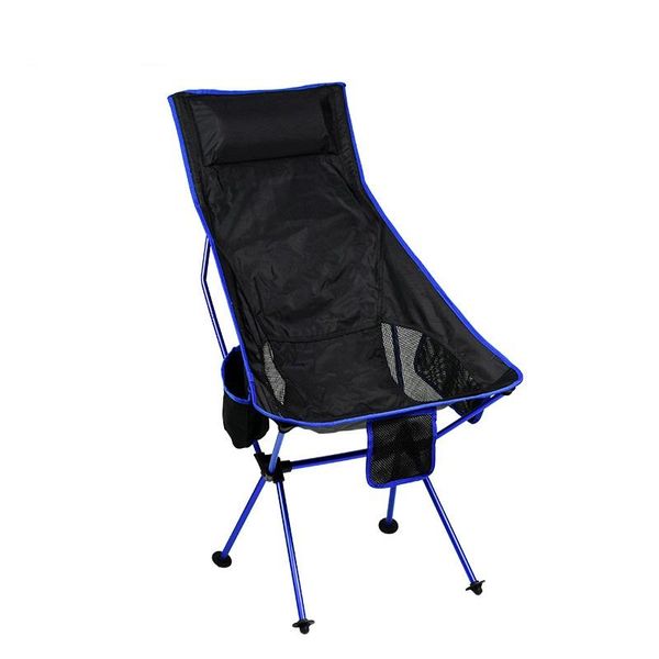 

camp furniture outdoor folding chair portable ultralight camping oxford cloth lengthen seat for fishing picnic bbq beach retail