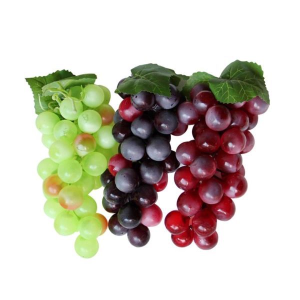 

party decoration 3pcs artificial grapes decorative fake simulation fruits table hanging ornaments pography props