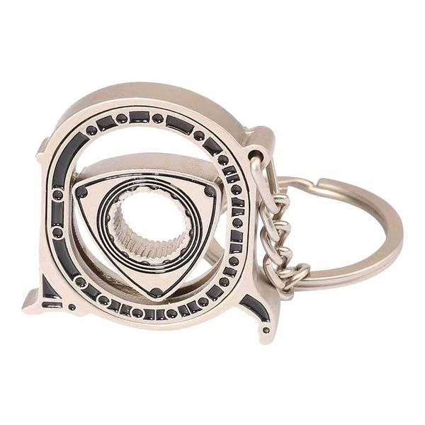 

keychains mazda rotor key chain car engine pendant men and women personality creative metal ring, Silver