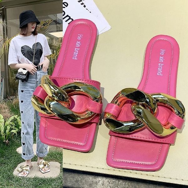 

luxury slippers square open toe sandals for women, Black