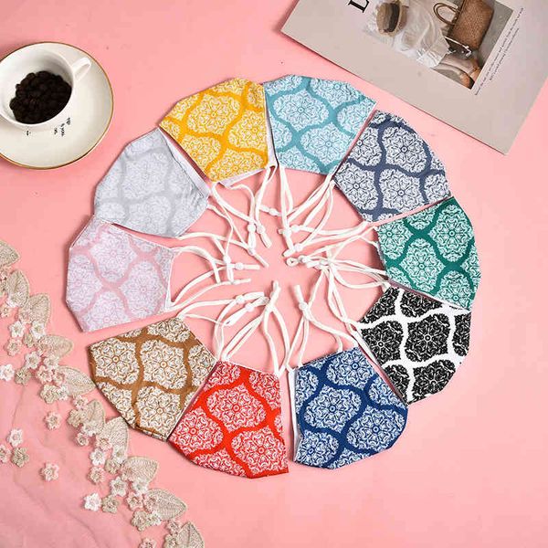 

thin fashion printed cotton washable children's colorful mask