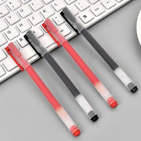 

gel pens large capacity pen office school students writing for examination super durable black red ink