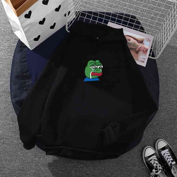 

loose size hoodies women, Black