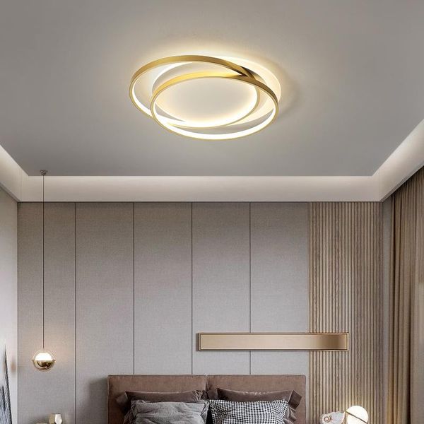 

ceiling lights lamps and lanterns modern simple atmosphere 2021 personality aluminum led bedroom lamp room creative