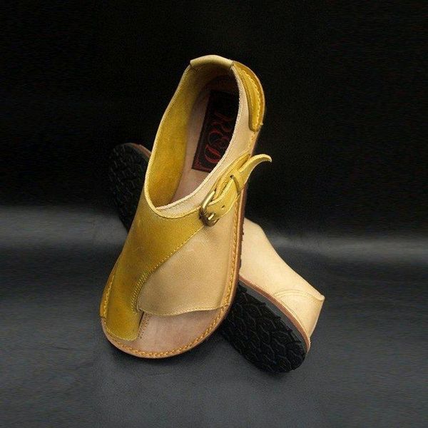 

women's flat bottom color matching toe sandals fashion 40-43 drop, Black