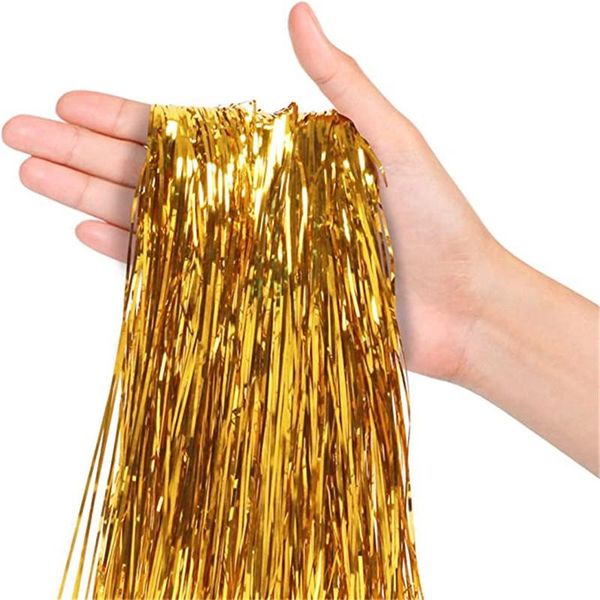

party decoration gold balloon ribbon foil laser wedding birthday diy christmas tree for home air wrapping strap
