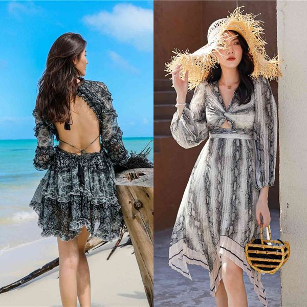 

street style dresses australia printed high waist halter strap holiday dress 1adr, Black;pink
