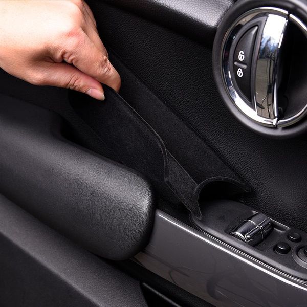 

car organizer interior door handle storage box mobile phone holder for mini cooper s jcw f56 stowing tidying 2pcs