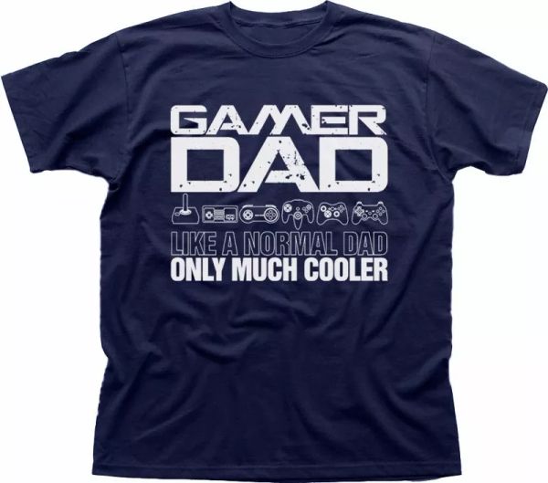 

Gamer Dad Mens Video Game Gift for Dad Christmas xbox playstation 9223, White;black