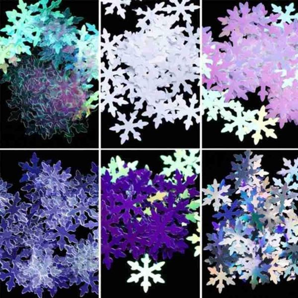 

ultra-thin laser snowflake sequin christmas series makeup diy tree nail jewelry decoration art eye decoratio n3b91, Silver;gold
