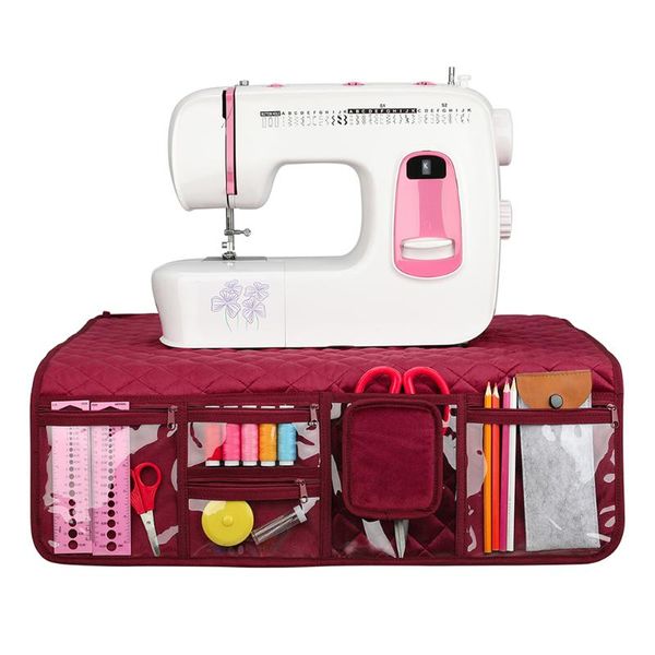 

sewing machine pad table with pockets water-resistant organizer for mat other arts and crafts