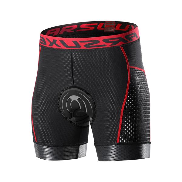 Summer Cycling Underwear Homens com 5D Gel Respirável Malha Tecido Road Bicicleta Bicicleta MTB Calções AntiLip Ciclo Underwear