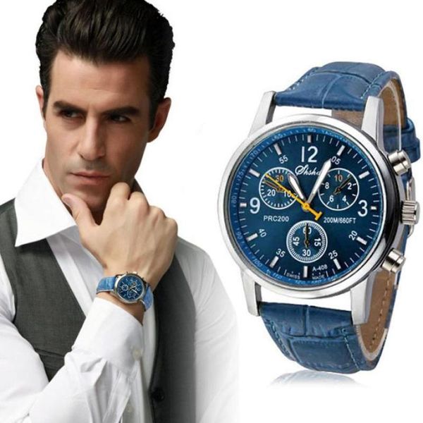 

wristwatches fashion business watches mens faux leather wrist watch military men analog quartz reloj hombre p25, Slivery;brown