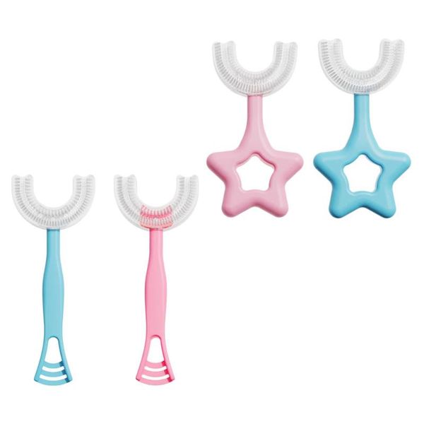 

smart electric toothbrush 4pcs u shaped kids cleaning manual