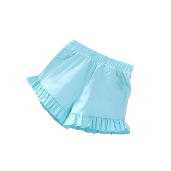 

6 8 10 12yrs kids shorts girls summer sport pants baby girl children candy color casual short trousers bottoms, Black