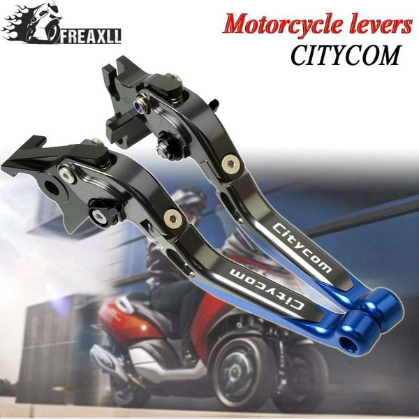 

motorcycle brakes motorbike accessories handlebar grips brake clutch lever adjustable for sym citycom 300i 2013-2021 2014 2021