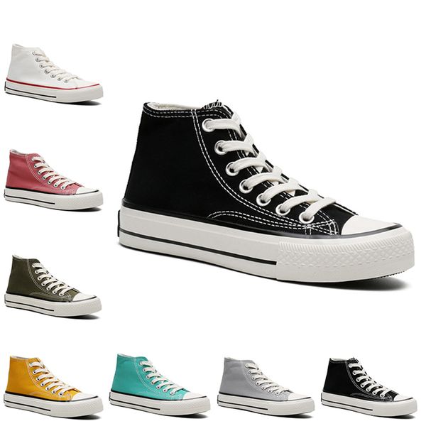 

2021 casuasl canvas shoe men women platform casual trainer outdoor mens womens fashion run sports sneaker colors 36-44
