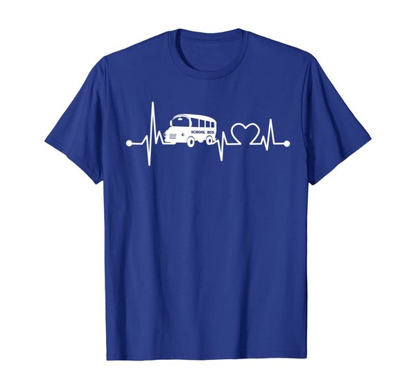 

School Bus Driver Heartbeat T-Shirt Funny Cool Loves Gift, Mainly pictures