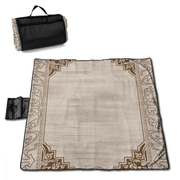 

waterproof picnic mat 150x145cm beach blanket outdoor portable camping ground printing q006 pads
