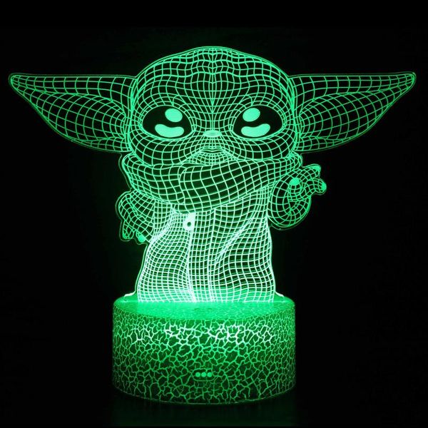 

night lights 3d famous characters cartoon movie figure light table lamp room setup decor for boys girls birthday gift led game luz
