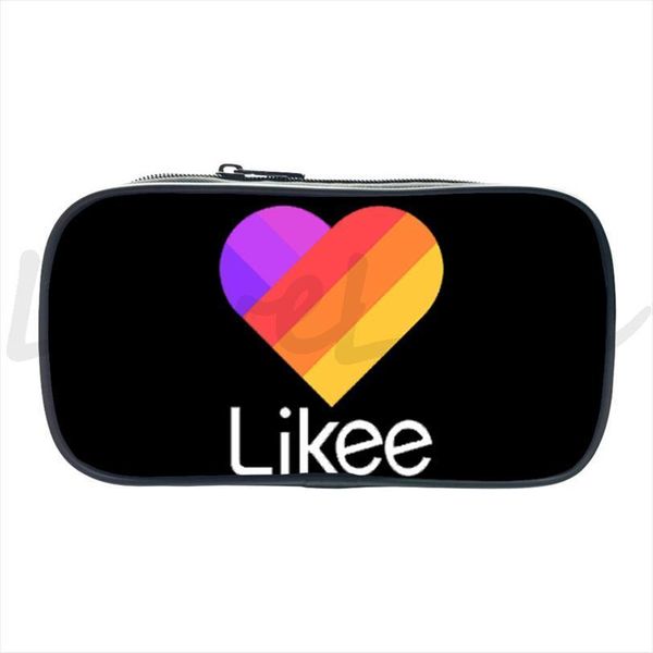 

likee like video pencil case cosmetic bag women russia cases box girls app fashion makeup boys pen