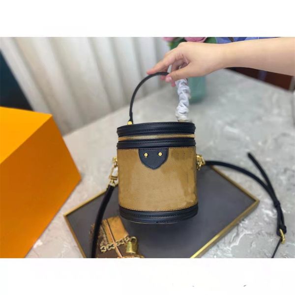 

old flowers bucket bag round box shoulder messenger handbag purses handbags tote designer women womens bags woman luxury goods