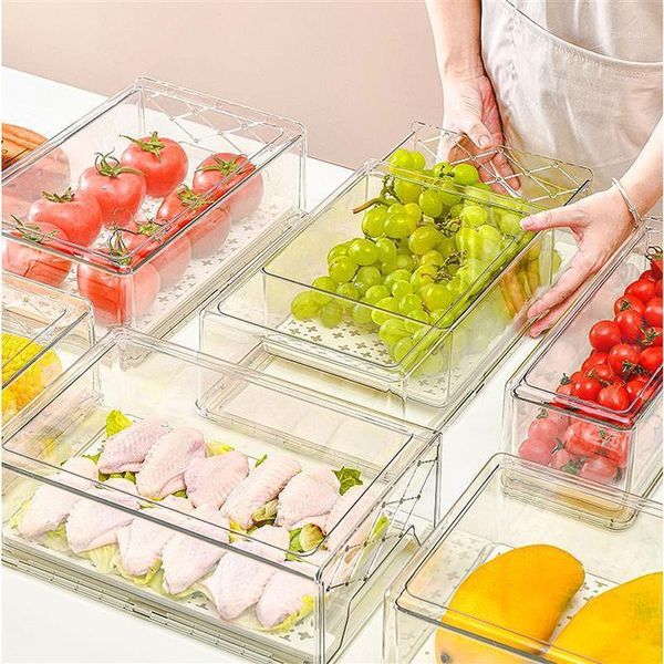 

storage bottles & jars refrigerator container drawer-designed box crisper
