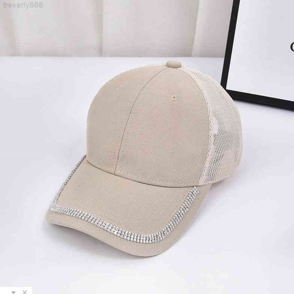 

g luxury digner hats for men fashion stingy brim caps with rhintone couple hat y014b15010, Blue;gray