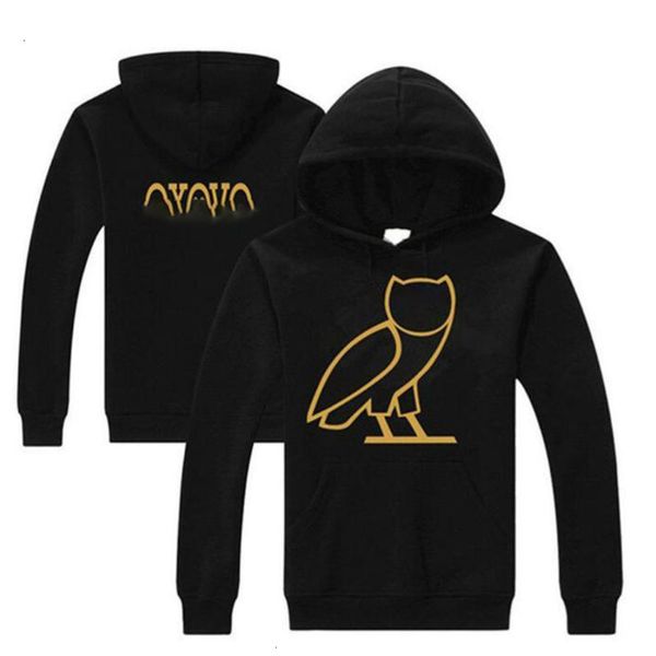 

and owl men's in winter autumn fashion hoodies "lucky me i see ghosts" print hoodie men women autumn winter cotton sweatshirt, Black
