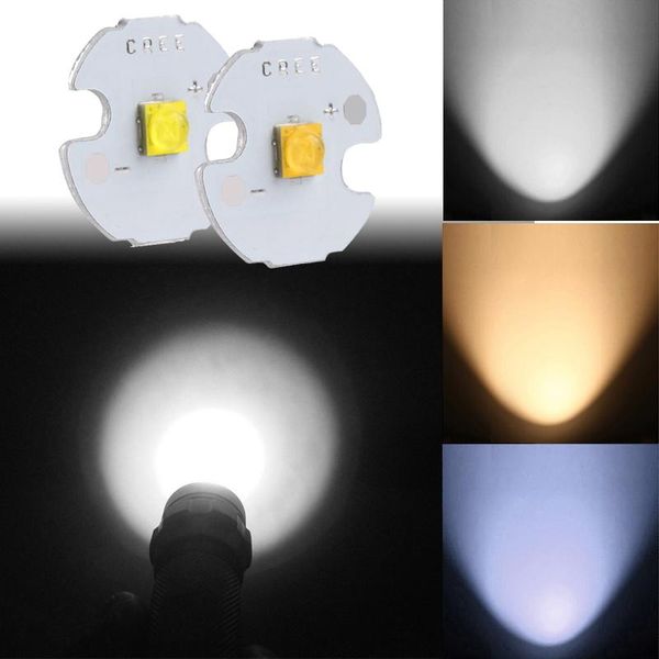 

bulbs style 10pcs 5w xte 16mm/20mm led white lamp light torch bulb #225303