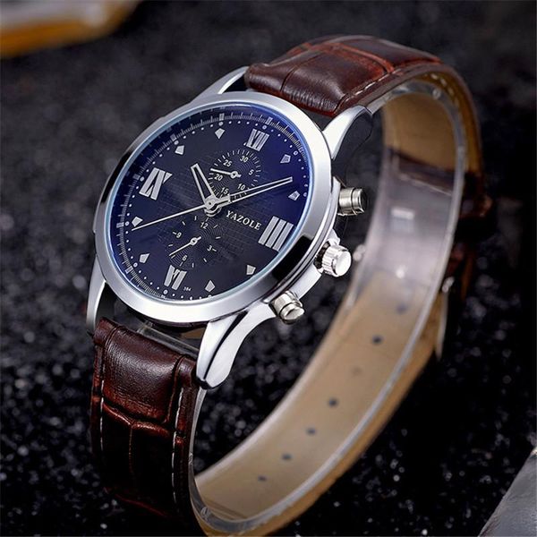 

wristwatches drop business quartz watch mens watches stainless steel diver males geneva clock relogio masculino, Slivery;brown