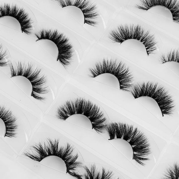 

100% mink hair eyelashes extra length 25mm false big volumn crisscross woman's fashion eye beauty eyelash1