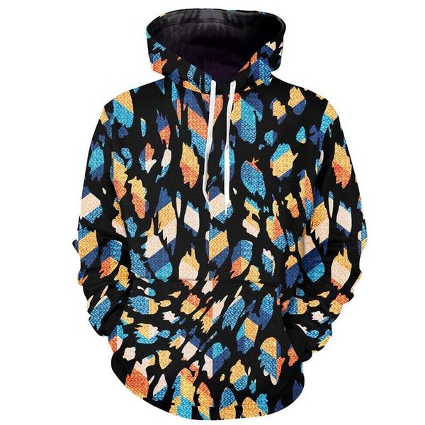 

men's hoodies & sweatshirts cloudstyle 3d 2021 mens print special color design unique pattern hooded drawstring long sleeves ployester, Black