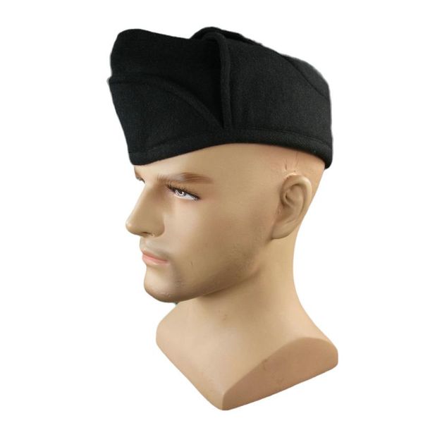 

wide brim hats italy italian nfp black wool side cap, Blue;gray