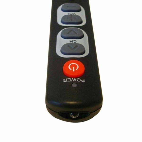 

smart home control 6 keys compact and clear remote controller accessories programmable universal abs learning for elderly people
