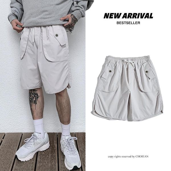 

men's shorts wholesale plus size short pants men street wear casual hip cargo, White;black