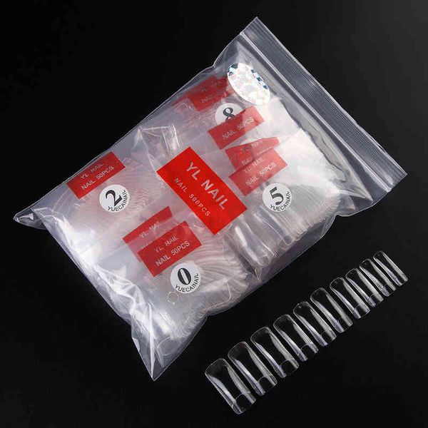 

tool false nail manicure piece transparent natural half paste no mark