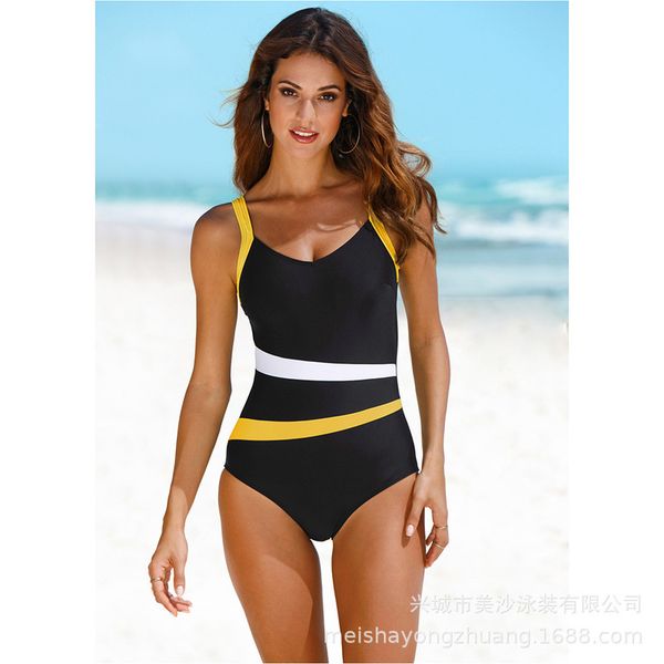 

and Simple, Fashionable, Comfortable Sexy Bikini Swimsuit, White;black